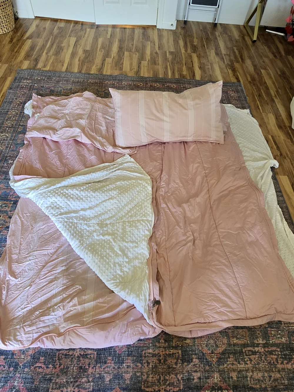 Beddy's Ella Zipper Bedding Set | King | Pink | Retails $320+